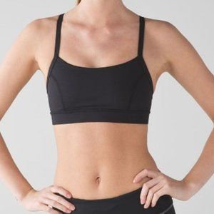 lululemon Rise & Run Black Bra